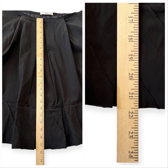 Prada A‎ line Black Cotton Skirt, Size 46 Italy/L, Never worn - Picture 12 of 12